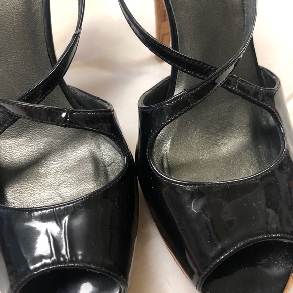 Stuart Weitzman Black Summer Sandals - Picture 4 of 6